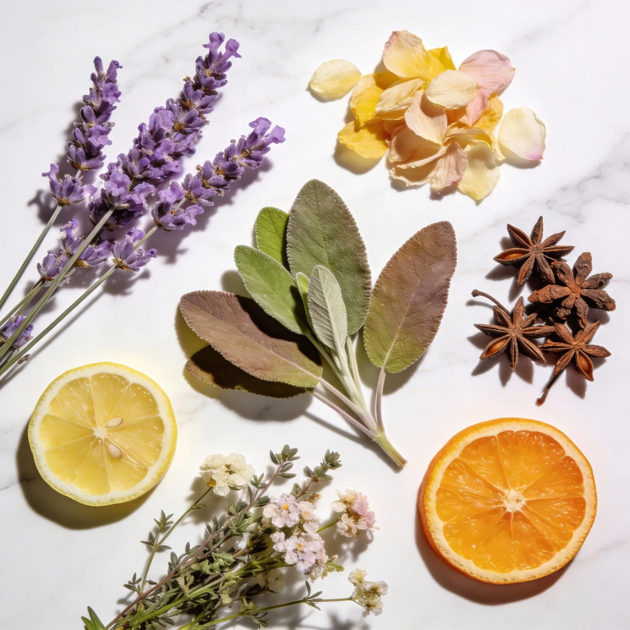 Natural Ingredients Flatlay